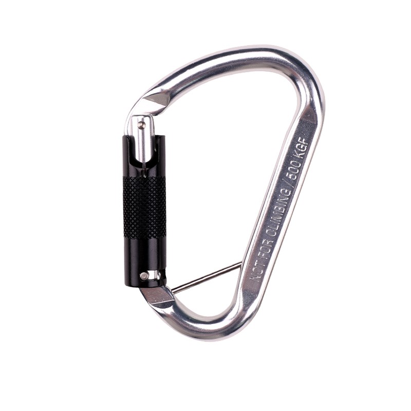 Luftfart aluminium bjergbestigning hurtig spænde udendørs bjergbestigning carabiner camping fitness yoga hængekøje med tilbehør aluminiumslegering sikkerhedskrog