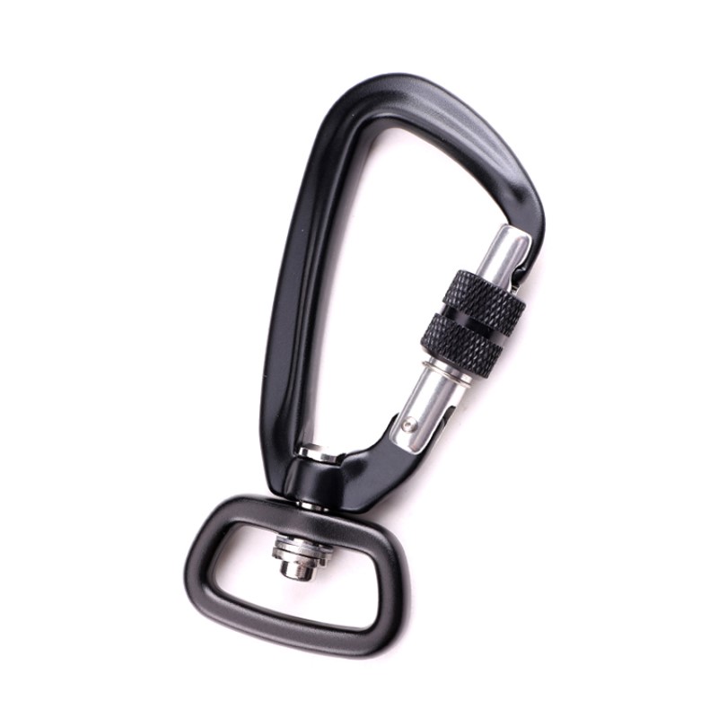 Udendørs krogklatring camping hovedlås karabiner bjergbestigning spænde multifunktion bjergbestigning spænde udendørs hurtig fangst hurtig fald udstyr sikkerhedslås med krog dyrehund CLIPS luftfart aluminiumslegering