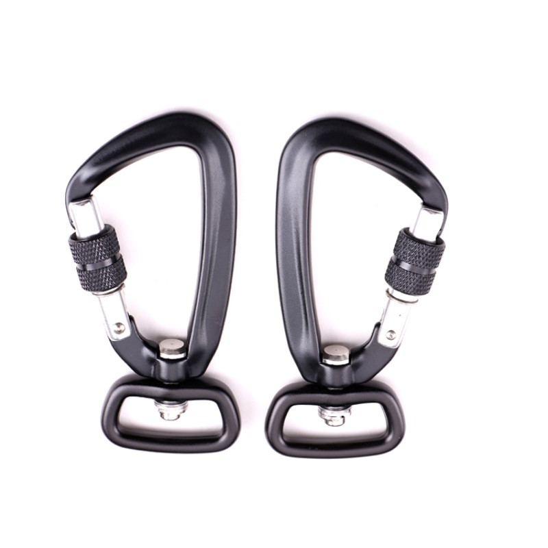 Udendørs krogklatring camping hovedlås karabiner bjergbestigning spænde multifunktion bjergbestigning spænde udendørs hurtig fangst hurtig fald udstyr sikkerhedslås med krog dyrehund CLIPS luftfart aluminiumslegering